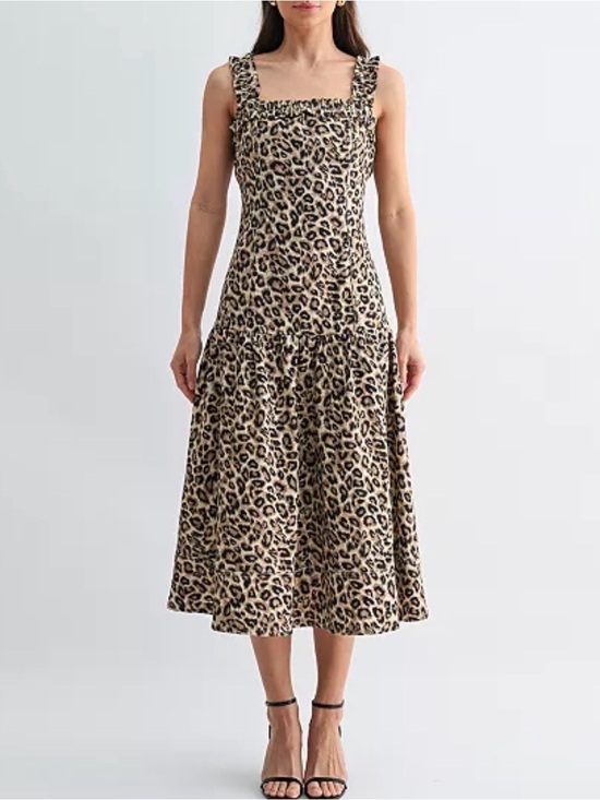 Arose Studio Dresses & Skirts - Arose Studio Inc Raya Dropped Waist Midi Dress